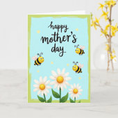 Allerlei Moederdag Wenskaart Kaart (Gele Bloem)