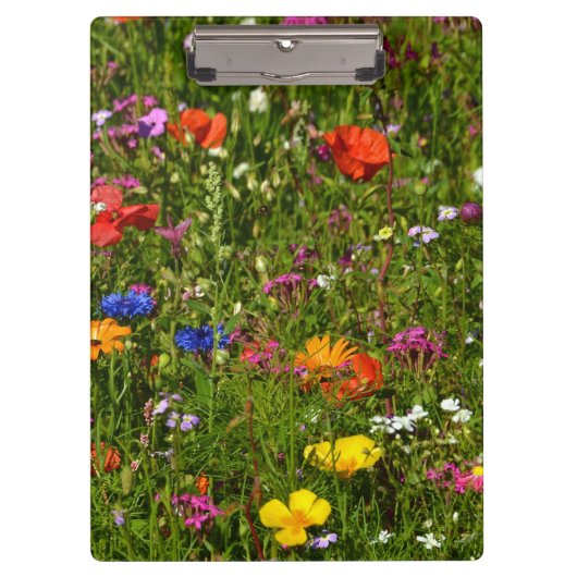 Allerlei mooie bloemen klembord (Voorkant)