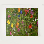 Allerlei mooie bloemen wandkleed (Voorkant (horizontaal))