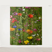 Allerlei mooie bloemen wandkleed (Voorkant)