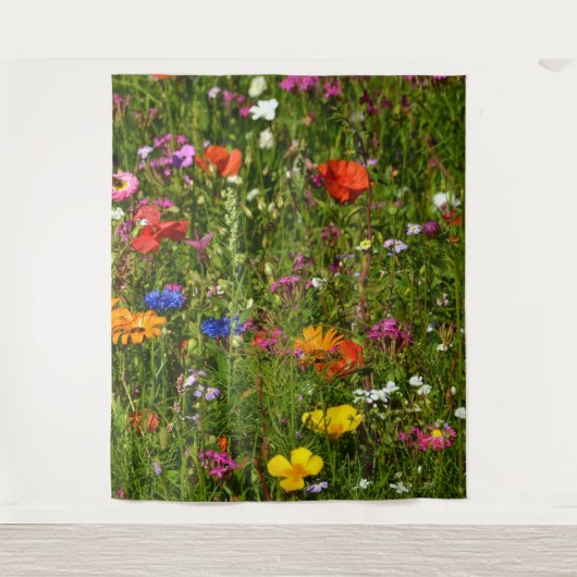 Allerlei mooie bloemen wandkleed (Voorkant)