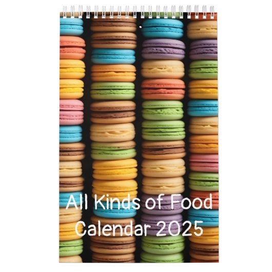 Allerlei soorten voedsel kalender (Hoes)