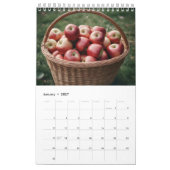 Allerlei soorten voedsel kalender (Jan 2027)
