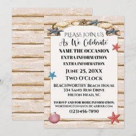 Allerlei stranduitnodiging versie 3 kaart