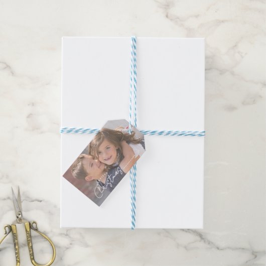 Allerleukste Kerst Familie Kerstvreugde Cadeaulabel (Met Touw)