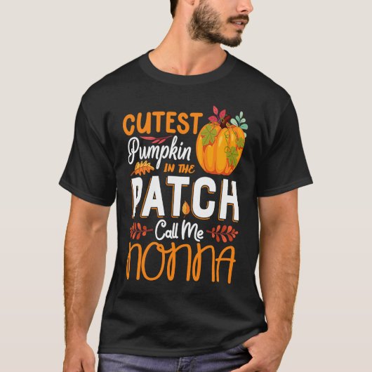 Allerleukste Pompoen In De Patch Bel Me Nonna Hall T-shirt (Voorkant)