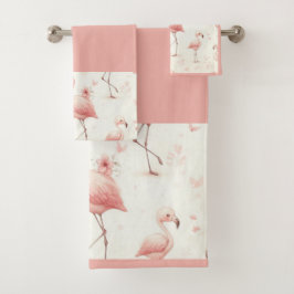Allerliefste Flamingokudde Bad Handdoek