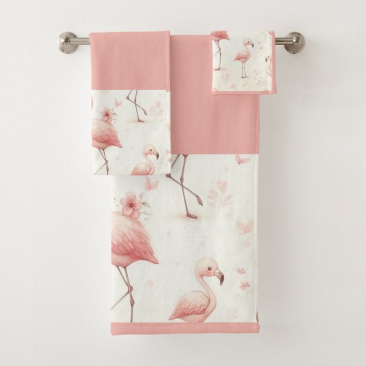 Allerliefste Flamingokudde Bad Handdoek (Insitu)