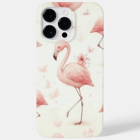 Allerliefste Flamingokudde Case-Mate iPhone Case (Achterkant)