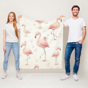 Allerliefste Flamingokudde Fleece Deken