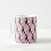 Allerliefste Roze Franse Bulldog Mok (Voorkant links)