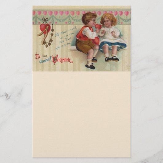 Allerliefste Valentijnstationery Briefpapier (Voorkant)