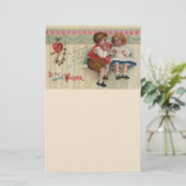 Allerliefste Valentijnstationery Briefpapier (Staand voorkant)