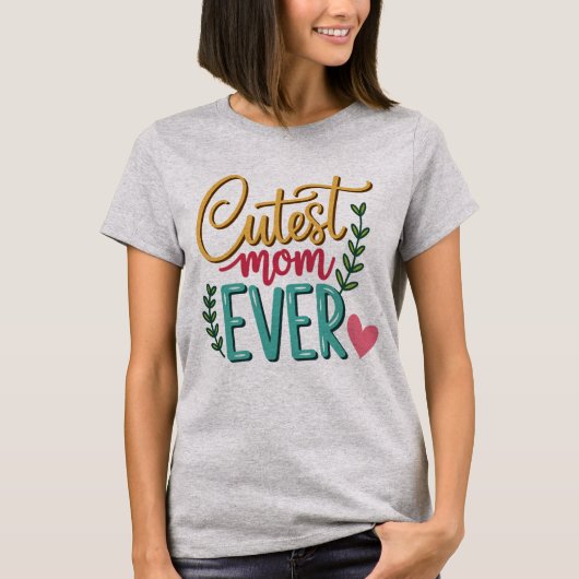 Allermooiste Moeder Ooit - Moederdag T-shirt (Voorkant)