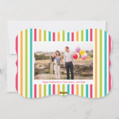 Allerwonderlijkste Fel Kleurrijke Kerstkaart (Achterkant)