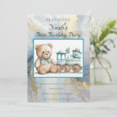 Alles aan boord Eerste verjaardag Kaart (Staand voorkant)