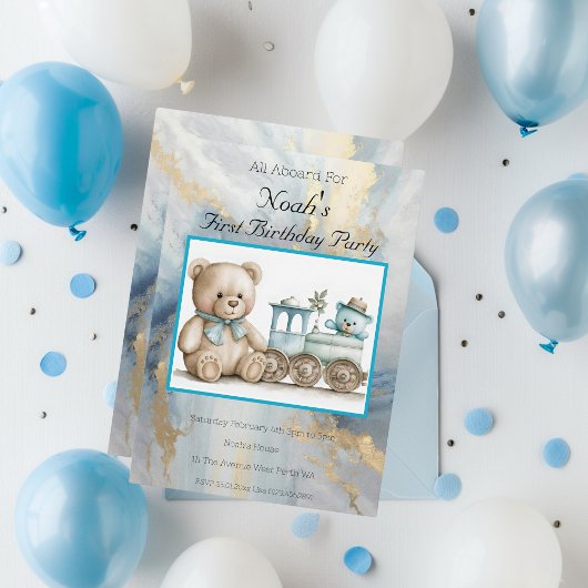 Alles aan boord Eerste verjaardag Kaart