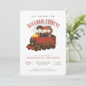 Alles aan boord van de Hogwarts drukt Magische Dag Kaart (Staand voorkant)