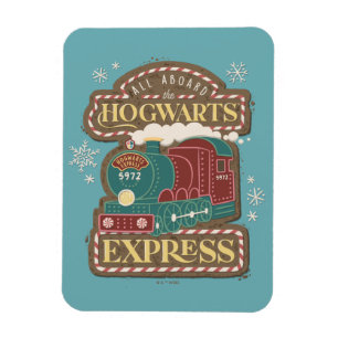 Alles aan boord van de HOGWARTS™ Express Christmas Magneet
