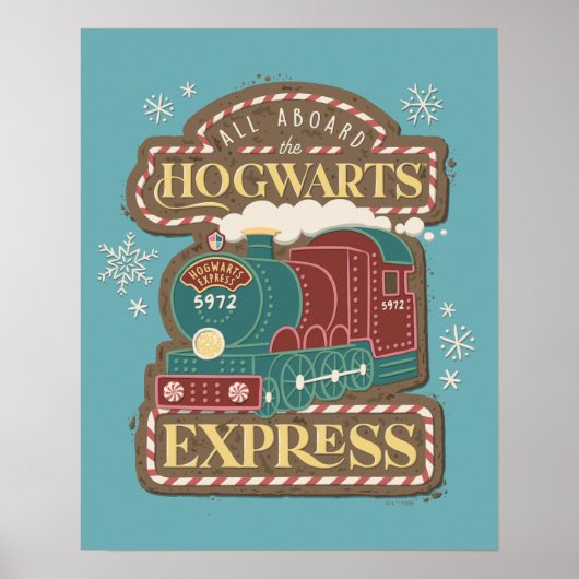 Alles aan boord van de HOGWARTS™ Express Christmas Poster (Voorkant)