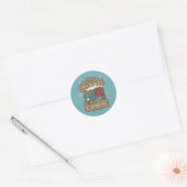 Alles aan boord van de HOGWARTS™ Express Christmas Ronde Sticker (Envelop)