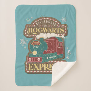 Alles aan boord van de HOGWARTS™ Express Christmas Sherpa Deken