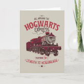 Alles aan boord van de Hogwarts Express Kaart (Voorkant)