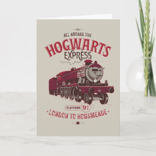 Alles aan boord van de Hogwarts Express Kaart (Voorkant)