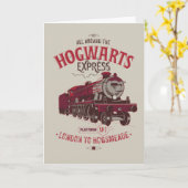 Alles aan boord van de Hogwarts Express Kaart (Gele Bloem)