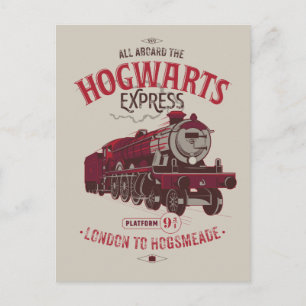 Alles aan boord van de Hogwarts Express Uitnodiging Briefkaart