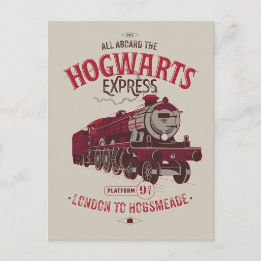Alles aan boord van de Hogwarts Express Uitnodiging Briefkaart (Voorkant)