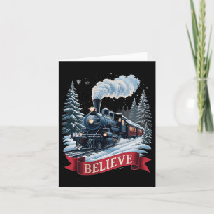 Alles aan boord van de Polar Express Christmas Nor Kaart