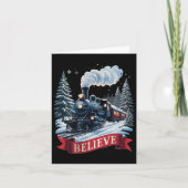 Alles aan boord van de Polar Express Christmas Nor Kaart (Voorkant)