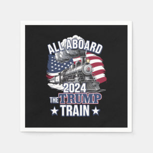 Alles aan boord van de Trump Trein Trump 2024 Patr Servet