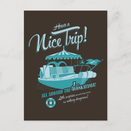 Alles aan boord van de Wonkatania! Briefkaart (Voorkant)
