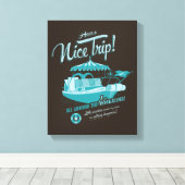 Alles aan boord van de Wonkatania! Canvas Afdruk (Insitu (Houten vloer))