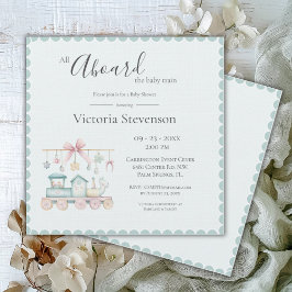 Alles aan boord van het Baby Baby shower