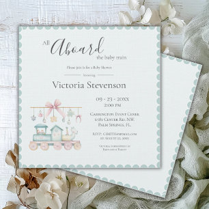 Alles aan boord van het Baby Baby shower