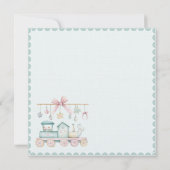 Alles aan boord van het Baby Baby shower (Achterkant)