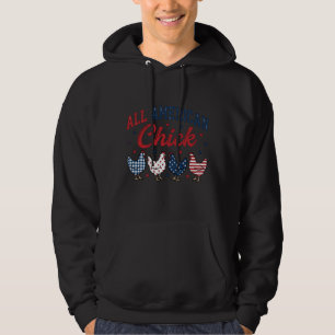 Alles Amerikanisch Kip Patriotische Kip Shirt Ontw