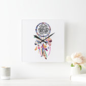 Alles begint met een citaat van Dream Life Vierkante Klok (Huis)