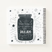 Alles begint met een droom notitieboek (Achterkant)