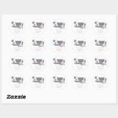 Alles behalve de Sink Adresetiketten Ronde Sticker (Vel)