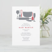 Alles behalve de Sink Bridal Shower-uitnodiging Kaart (Staand voorkant)