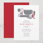 Alles behalve de Sink Bridal Shower-uitnodiging Kaart (Voorkant / Achterkant)