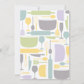 Alles behalve de Sink Bridal Shower-uitnodiging Kaart (Achterkant)