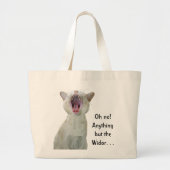 Alles behalve de Widor-muziektas Grote Tote Bag (Voorkant)