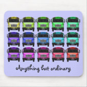 Alles behalve gewoon (Paars) Muismat (Voorkant)