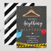 Alles behalve uitnodiging voor kleding (Voorkant / Achterkant)