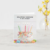 Alles beste op je verjaardag, Pools Kaart (Gele Bloem)